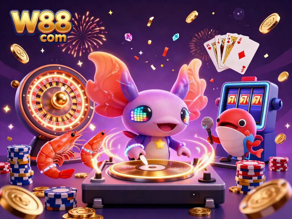 Experience thrilling games at W88 com with vibrant characters and dynamic casino action.