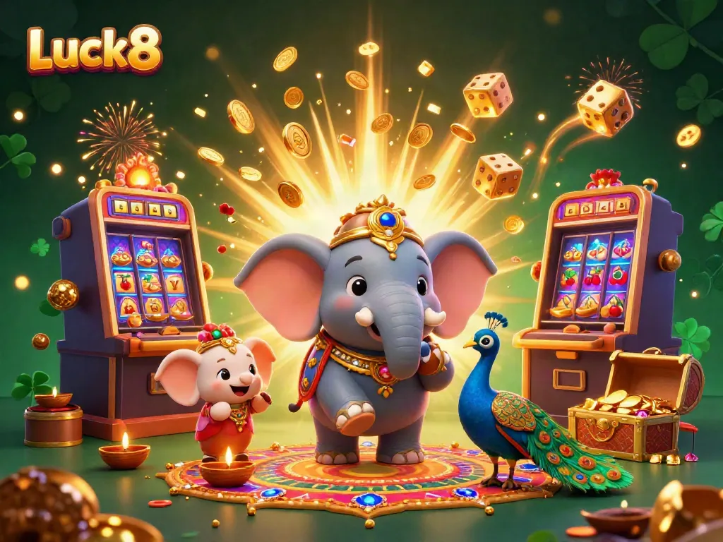 Engage with Luck8's vibrant casino experience featuring exciting jackpots and dynamic game elements.