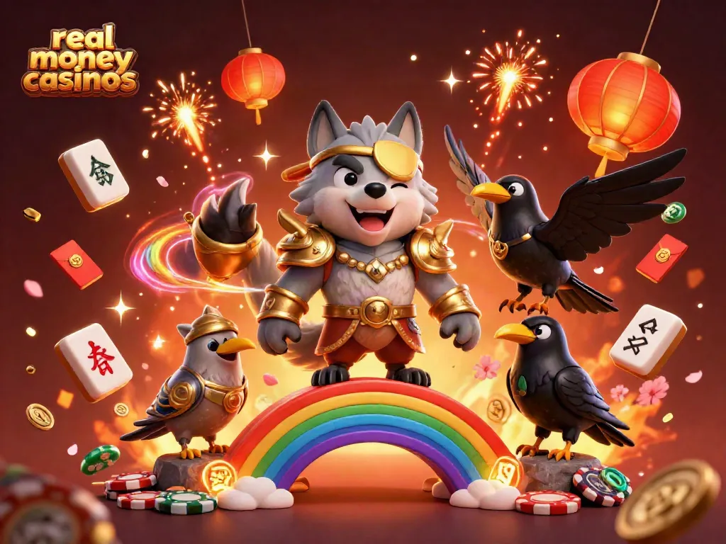 Engage in real money casinos with Norse myth-inspired characters amidst vibrant casino elements