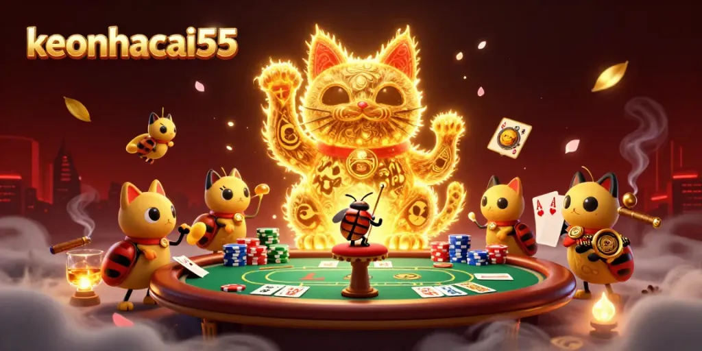 Elevate your game with keonhacai55's vibrant casino atmosphere featuring dynamic elements.