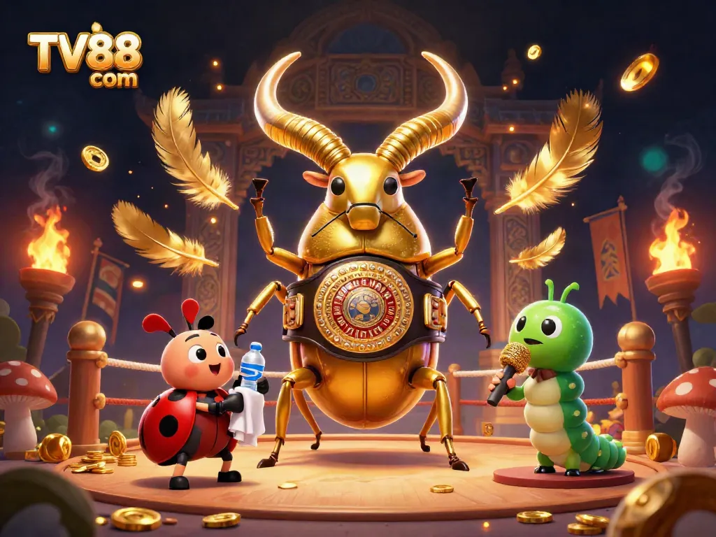 Interactive scene from TV88 com showcasing a thrilling casino fight with dynamic characters and rich gaming elements.