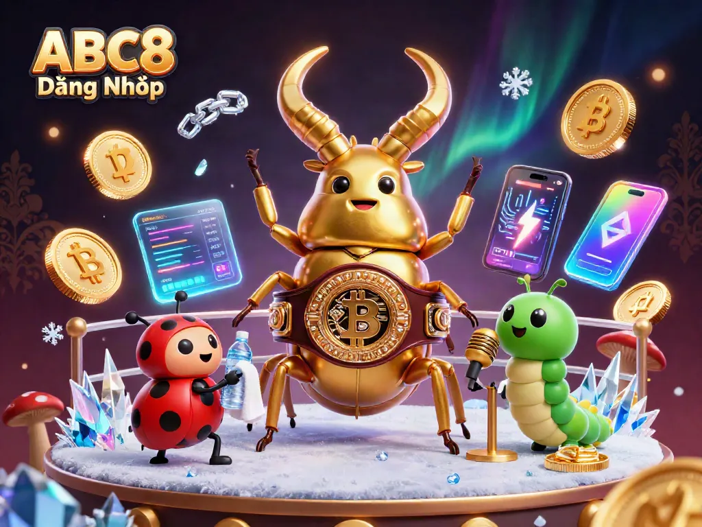 Engage with ABC8 Đăng Nhập and experience dynamic gaming with a golden stag beetle champion in a vibrant casino setting.