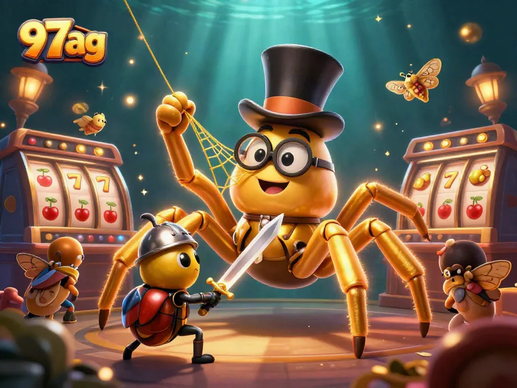 Win big at 97ag with an enchanting casino scene filled with vibrant characters and exciting slots.