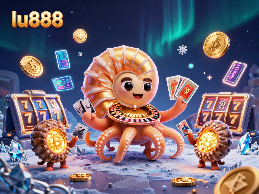 Experience thrilling gameplay at lu888 with a colossal nautilus managing winning casino games.
