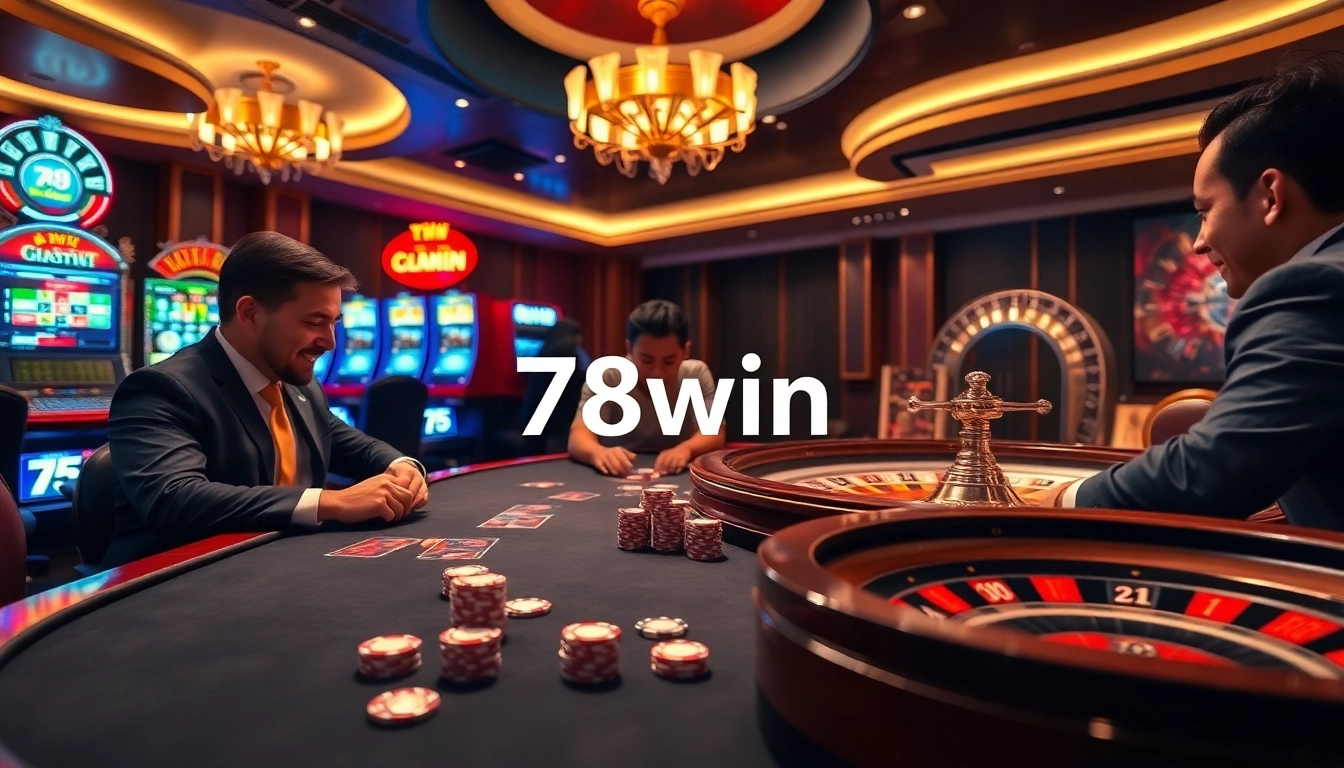Experience the excitement at 78win casino with high-stakes poker and vibrant slot machines.