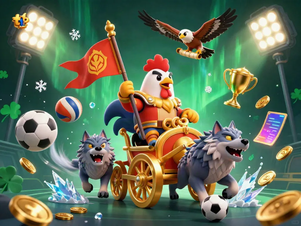 T19 offers thrilling sports betting experiences with a dynamic, colorful animated scene featuring action-packed characters.