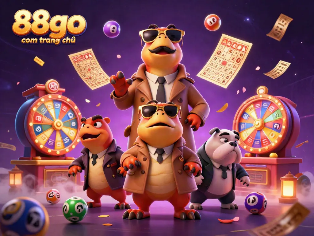 Exciting adventure at 88go com trang chủ with raptors in a trench coat trying to sneak into a casino.