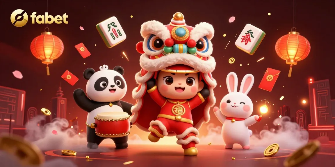 Experience the lively fabet celebration with vibrant characters and casino elements.