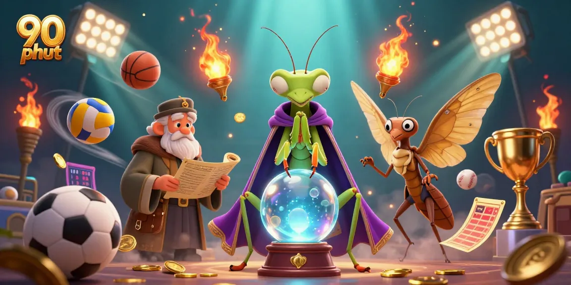 Engage with thrilling sports betting in 90 phut, featuring vibrant 3D characters and dynamic sports elements.