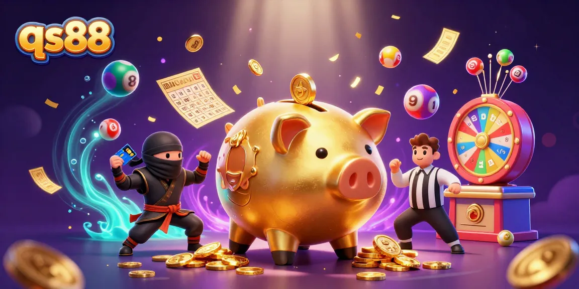 Experience dynamic gambling action with qs88 featuring colorful lottery elements and engaging characters.