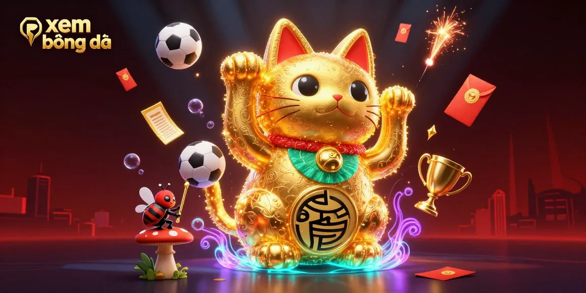 Watch xem bóng đá with exciting live sports betting elements and vibrant fireworks.